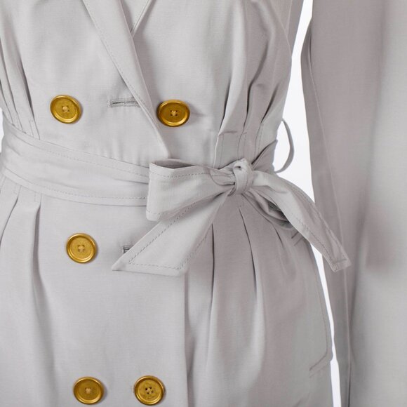 Armani Exchange  Silver Color Trench Coat - Picture 3 of 7